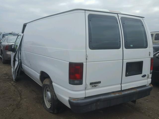 1FTRE14W06DB21237 - 2006 FORD ECONOLINE WHITE photo 3