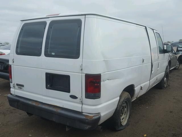 1FTRE14W06DB21237 - 2006 FORD ECONOLINE WHITE photo 4