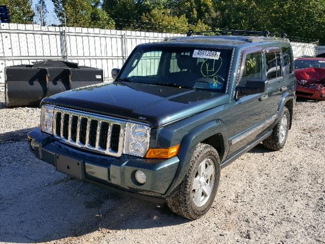 1J8HG48K56C168342 - 2006 JEEP COMMANDER Yaşıl foto 2