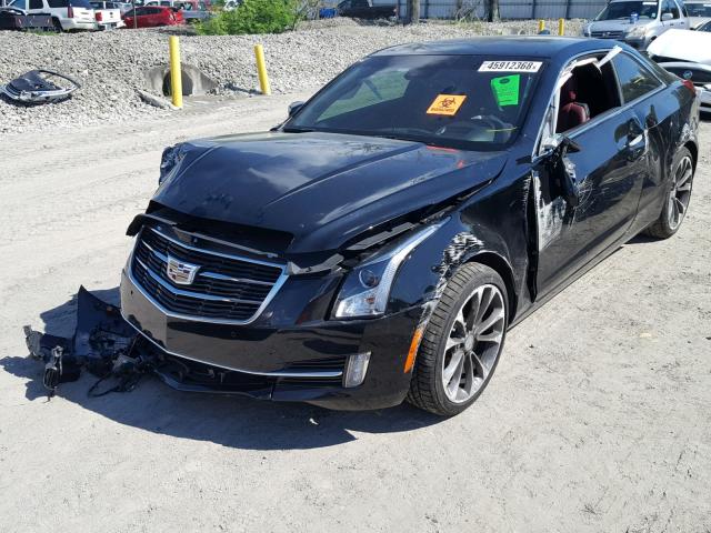 1G6AE1R39F0114387 - 2015 CADILLAC ATS PREMIU BLACK photo 2