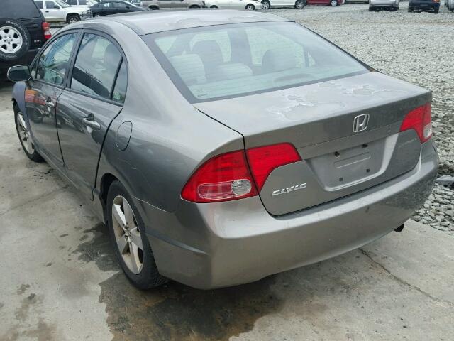 2HGFA16886H525968 - 2006 HONDA CIVIC EX GRAY photo 3