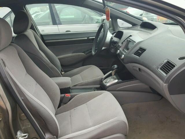 2HGFA16886H525968 - 2006 HONDA CIVIC EX GRAY photo 5