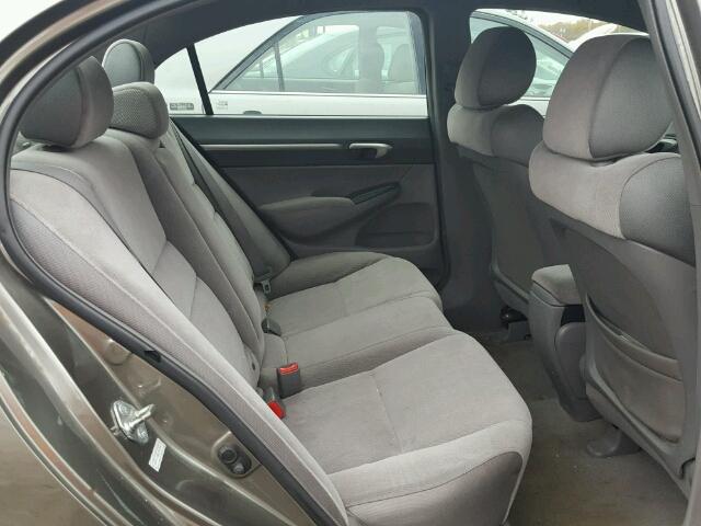 2HGFA16886H525968 - 2006 HONDA CIVIC EX GRAY photo 6