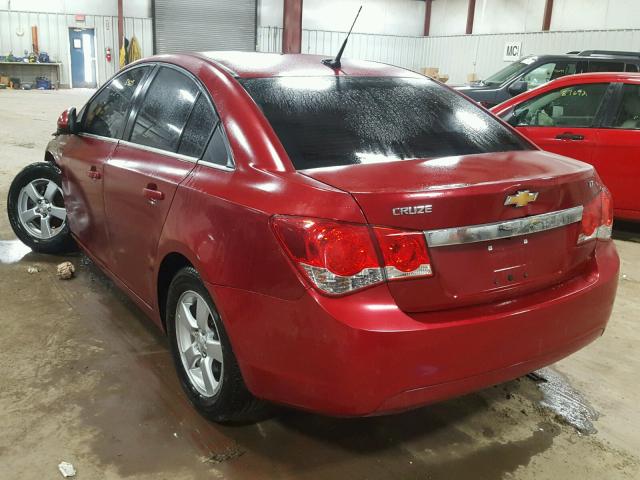 1G1PE5SB8E7379235 - 2014 CHEVROLET CRUZE LT RED photo 3