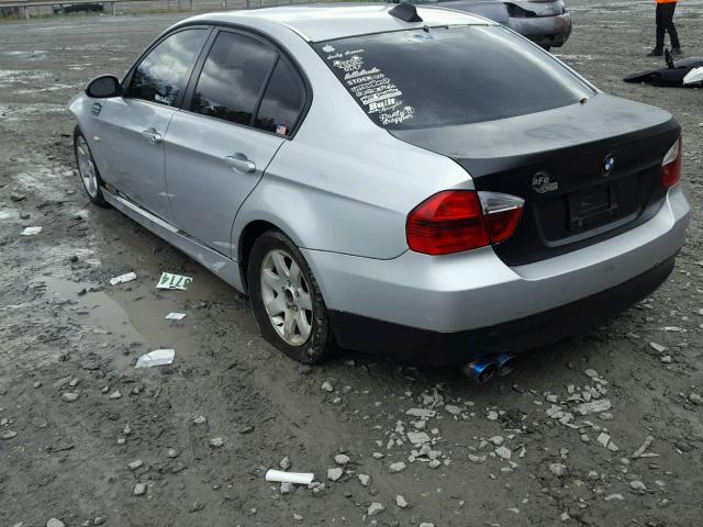 WBAVB17506NK38317 - 2006 BMW 325 I AUTO SILVER photo 3