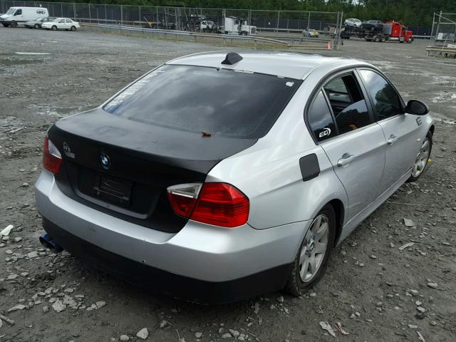 WBAVB17506NK38317 - 2006 BMW 325 I AUTO SILVER photo 4