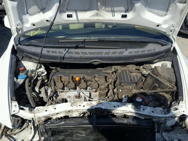 2HGFG11698H559036 - 2008 HONDA CIVIC LX WHITE photo 7