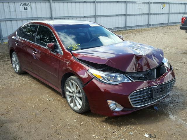 4T1BK1EB9EU124542 - 2014 TOYOTA AVALON BAS Bordeaux photo 1