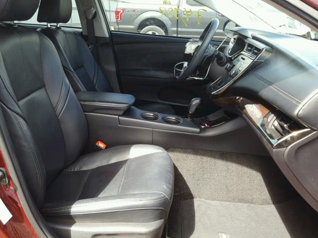 4T1BK1EB9EU124542 - 2014 TOYOTA AVALON BAS Bordeaux photo 5