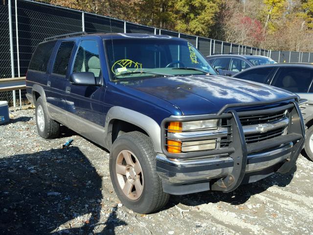 1GNFK16R8XJ315513 - 1999 CHEVROLET SUBURBAN K BLUE photo 1