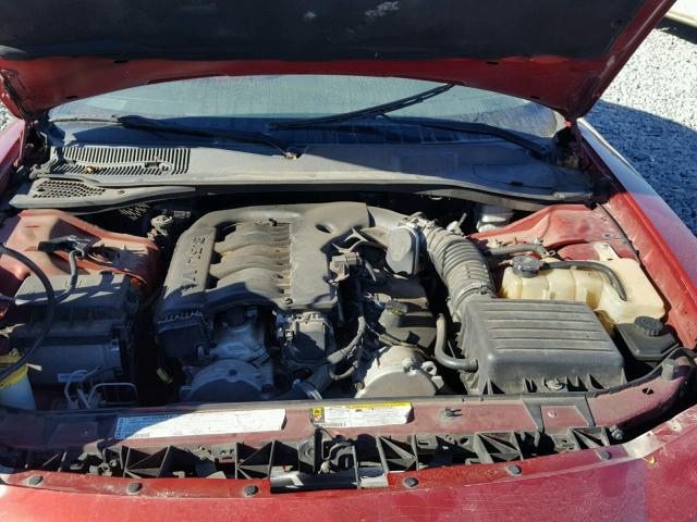 2B3KA43G66H527925 - 2006 DODGE CHARGER SE RED photo 7