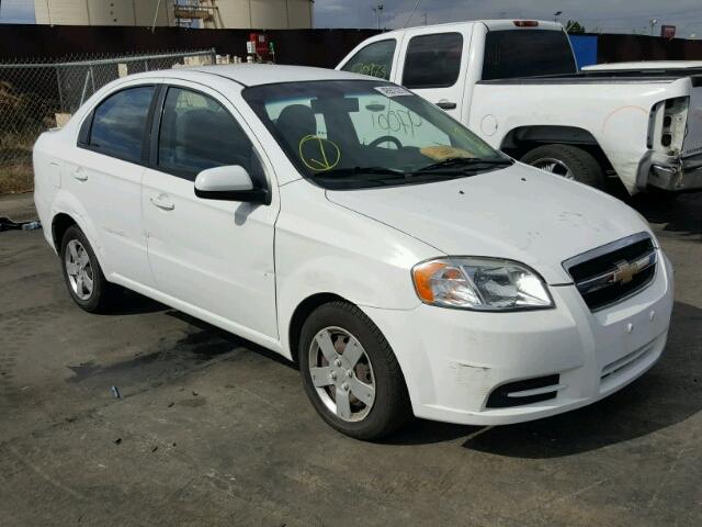 KL1TD5DE6BB193760 - 2011 CHEVROLET AVEO LS WHITE photo 1