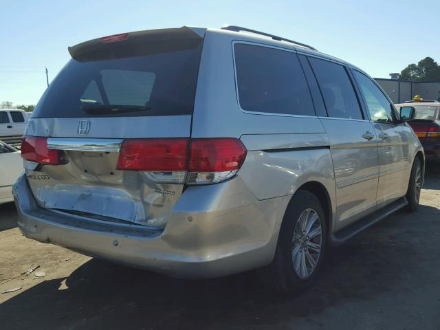 5FNRL38808B093416 - 2008 HONDA ODYSSEY SILVER photo 4