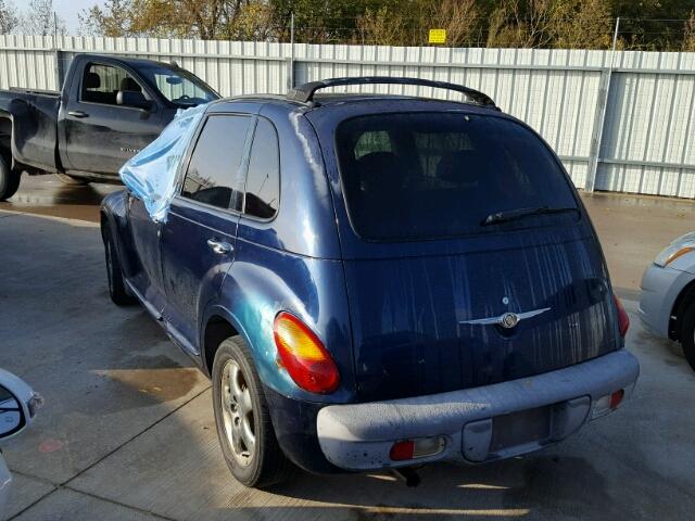 3C8FY68B92T278573 - 2002 CHRYSLER PT CRUISER BLUE photo 3