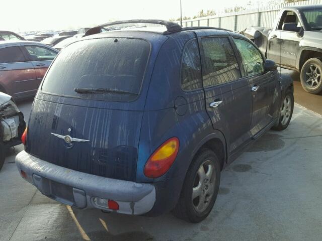 3C8FY68B92T278573 - 2002 CHRYSLER PT CRUISER BLUE photo 4