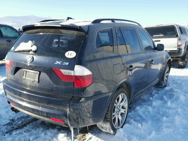 WBXPC93447WF12432 - 2007 BMW X3 3.0SI BLUE photo 4