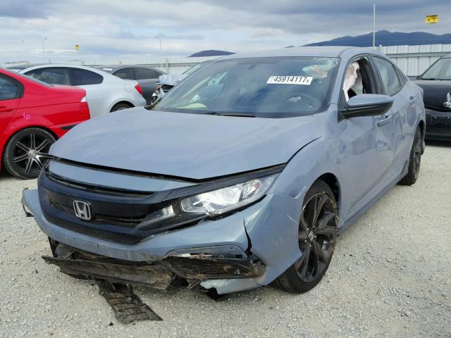 SHHFK7H47HU429586 - 2017 HONDA CIVIC SPOR BLUE photo 2