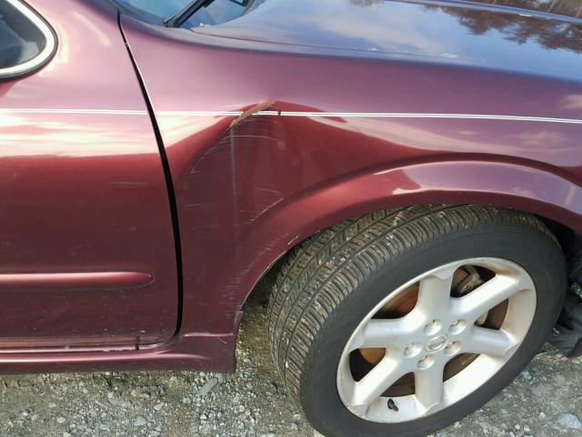 JN1DA31D62T408279 - 2002 NISSAN MAXIMA GLE BURGUNDY photo 9