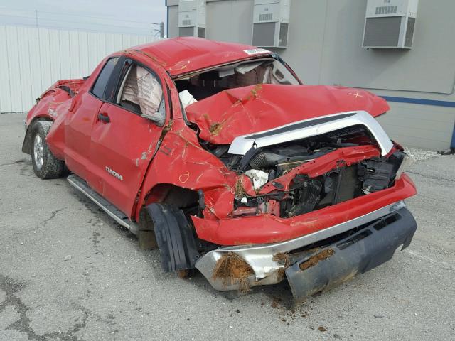 5TFRT54177X007320 - 2007 TOYOTA TUNDRA DOU RED photo 1