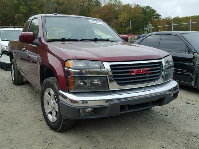 1GTCS199798122500 - 2009 GMC CANYON MAROON photo 1