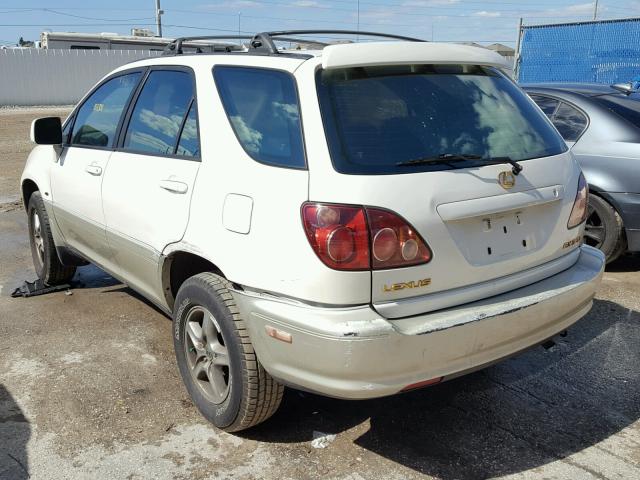 JT6GF10U5X0031395 - 1999 LEXUS RX 300 WHITE photo 3