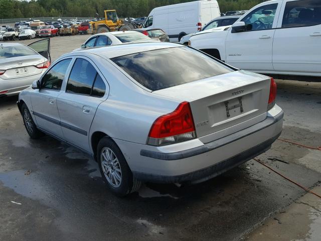 YV1RS64A942317514 - 2004 VOLVO S60 SILVER photo 3