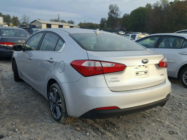 KNAFX4A84F5361032 - 2015 KIA FORTE SILVER photo 3