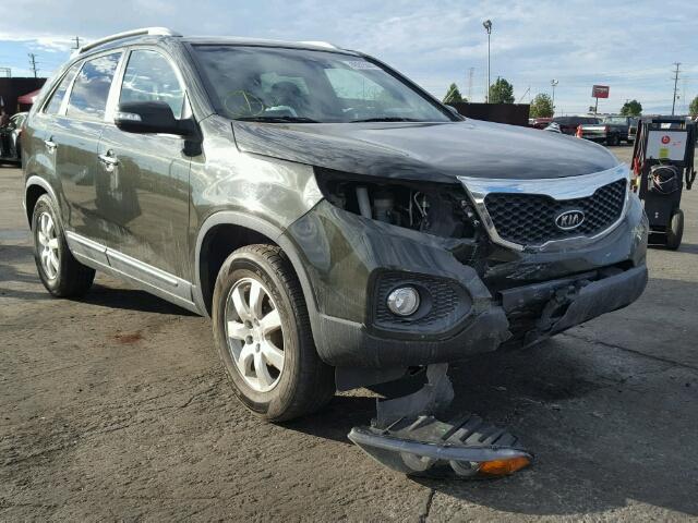 5XYKT3A62CG190399 - 2012 KIA SORENTO BA GREEN photo 1