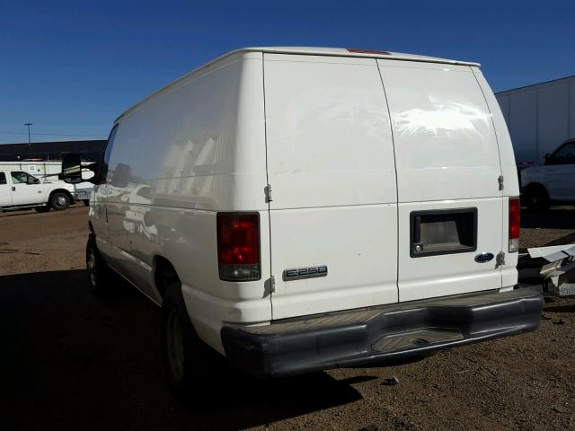 1FTNE24W98DA55102 - 2008 FORD ECONOLINE WHITE photo 3