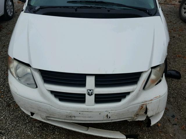 1D4GP24R77B187138 - 2007 DODGE GRAND CARA WHITE photo 7