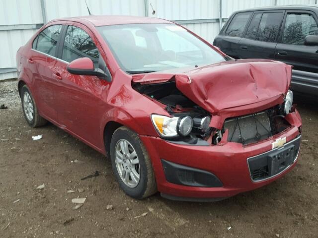 1G1JC5SH6C4142483 - 2012 CHEVROLET SONIC LT RED photo 1