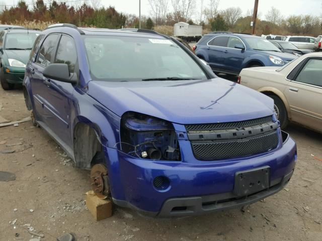 2CNDL13F176024187 - 2007 CHEVROLET EQUINOX LS BLUE photo 1