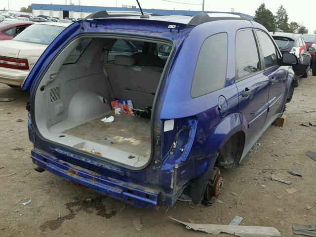 2CNDL13F176024187 - 2007 CHEVROLET EQUINOX LS BLUE photo 4