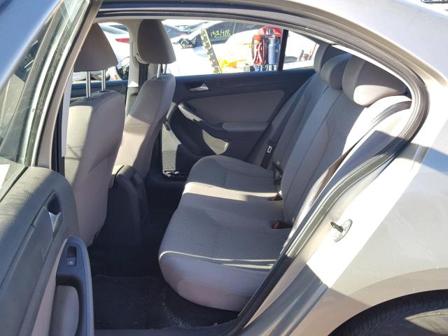 3VW2K7AJ6EM332576 - 2014 VOLKSWAGEN JETTA BASE GOLD photo 6