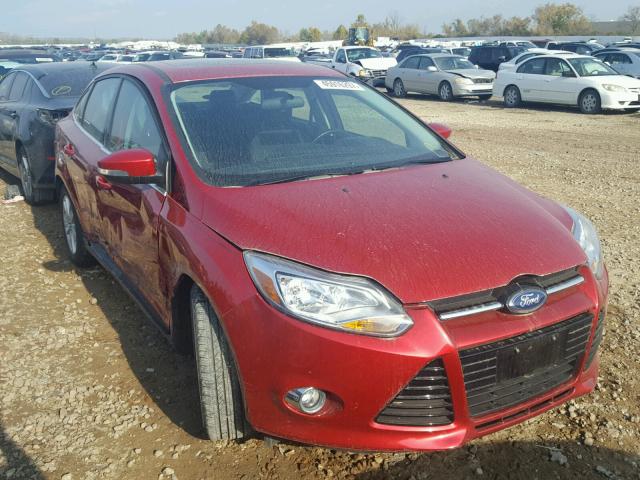 1FAHP3H28CL262346 - 2012 FORD FOCUS SEL RED photo 1