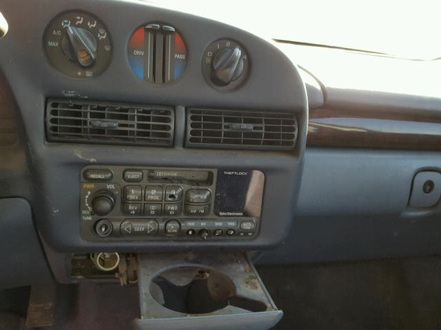 2G1WL52MXW9288034 - 1998 CHEVROLET LUMINA BAS BLUE photo 9