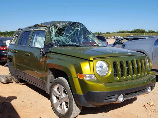 1C4NJRCB7CD563984 - 2012 JEEP PATRIOT LI GREEN photo 1