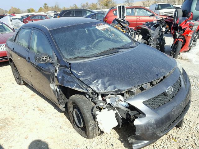 1NXBU4EE6AZ383117 - 2010 TOYOTA COROLLA BA CHARCOAL photo 1