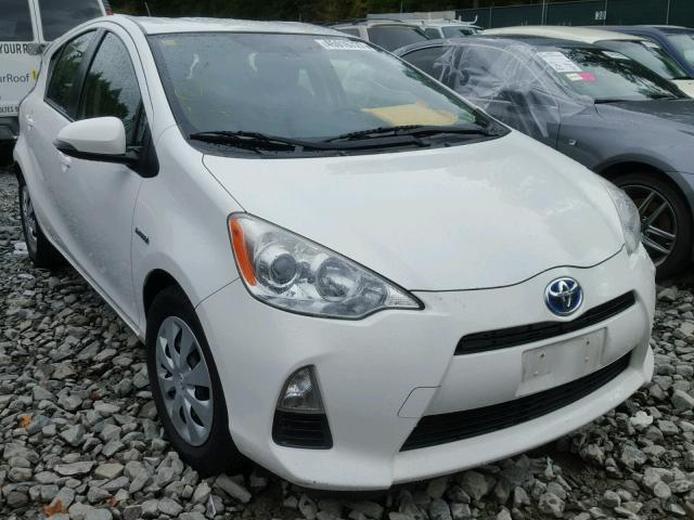 JTDKDTB35C1503852 - 2012 TOYOTA PRIUS C WHITE photo 1