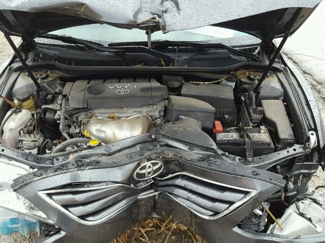 4T1BF3EK7AU061273 - 2010 TOYOTA CAMRY BASE GRAY photo 7