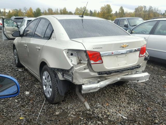 1G1PA5SG8D7253110 - 2013 CHEVROLET CRUZE LS GOLD photo 3