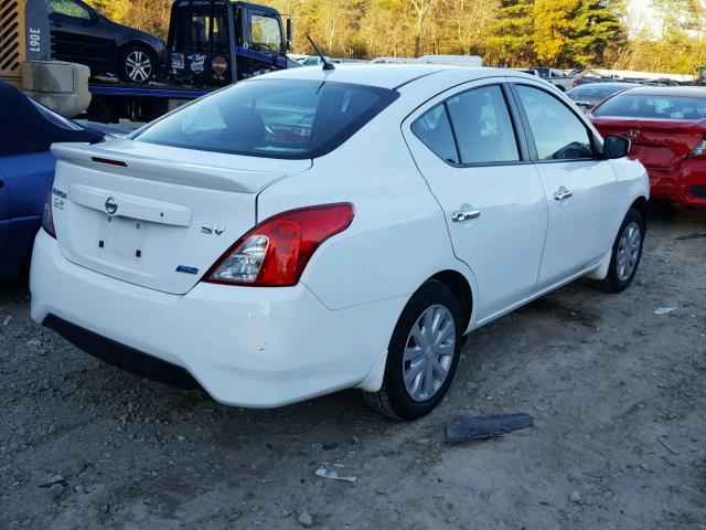 3N1CN7AP0FL820015 - 2015 NISSAN VERSA S WHITE photo 4