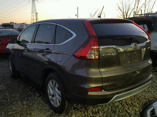 2HKRM4H57GH611367 - 2016 HONDA CR-V EX GRAY photo 3