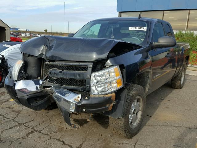 1GCEK29J29Z284814 - 2009 CHEVROLET SILVERADO BLACK photo 2