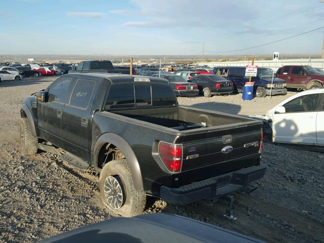 1FTFW1R63EFA84146 - 2014 FORD F150 BLACK photo 3