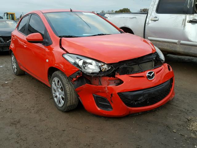 JM1DE1KY4C0133537 - 2012 MAZDA MAZDA2 RED photo 1