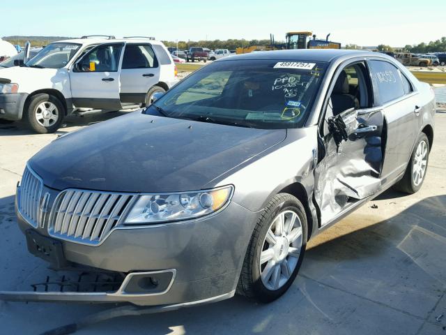 3LNHL2GC6AR652608 - 2010 LINCOLN MKZ GRAY photo 2