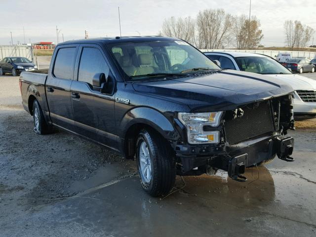 1FTEW1EF0GFA86988 - 2016 FORD F150 SUPER BLACK photo 1