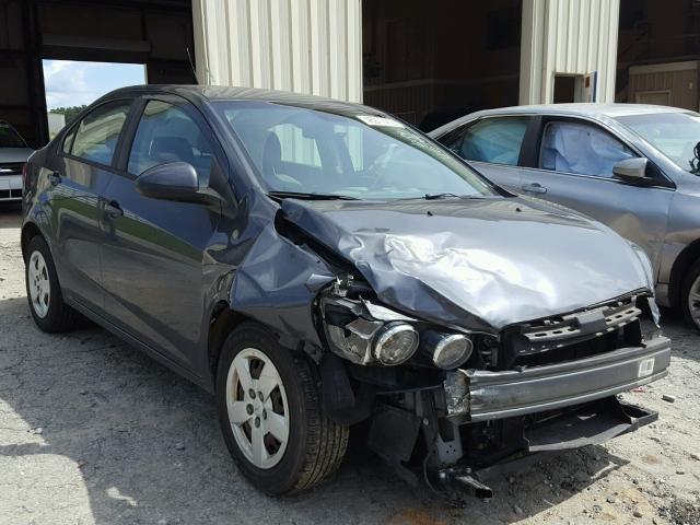 1G1JA5SH8D4120704 - 2013 CHEVROLET SONIC LS GRAY photo 1