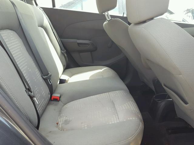 1G1JA5SH8D4120704 - 2013 CHEVROLET SONIC LS GRAY photo 6